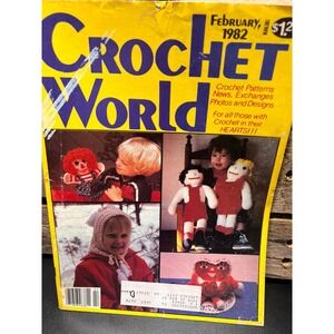 Crochet World, February 1982 Vintage Patterns